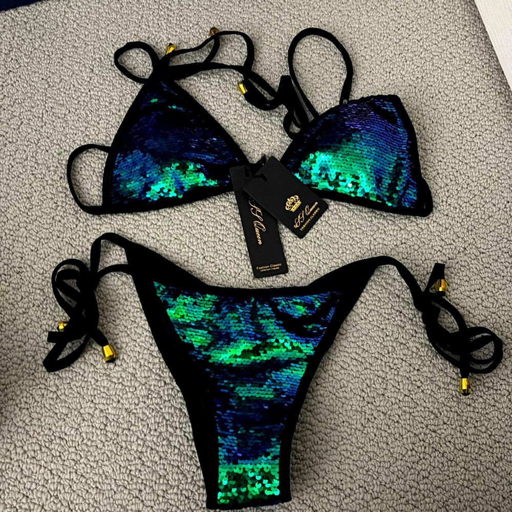 Sequin bikini
